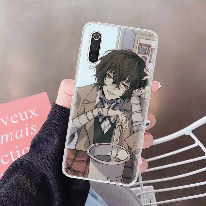 Bungou Stray Dogs Dazai Osamu Soft Phone Case for Xiaomi Redmi Note Series