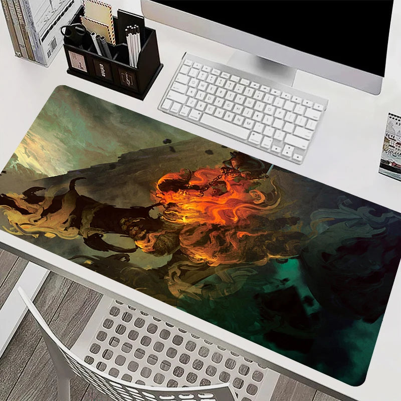 Mouse Pad Laptop Gaming Accessories Keyboard Mousepad Computer Anime L-Lords the Rings Game Cabinet Desktop Mouse Mat XXL Carpet