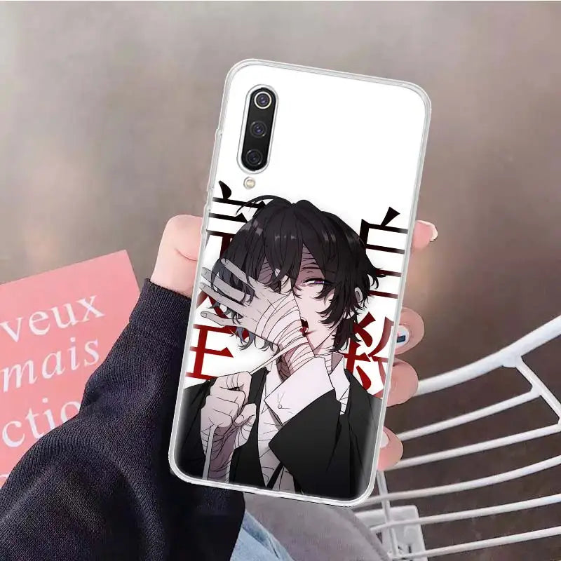 Bungou Stray Dogs Dazai Osamu Soft Phone Case for Xiaomi Redmi Note Series