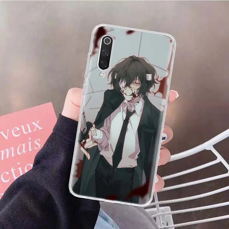 Bungou Stray Dogs Dazai Osamu Soft Phone Case for Xiaomi Redmi Note Series