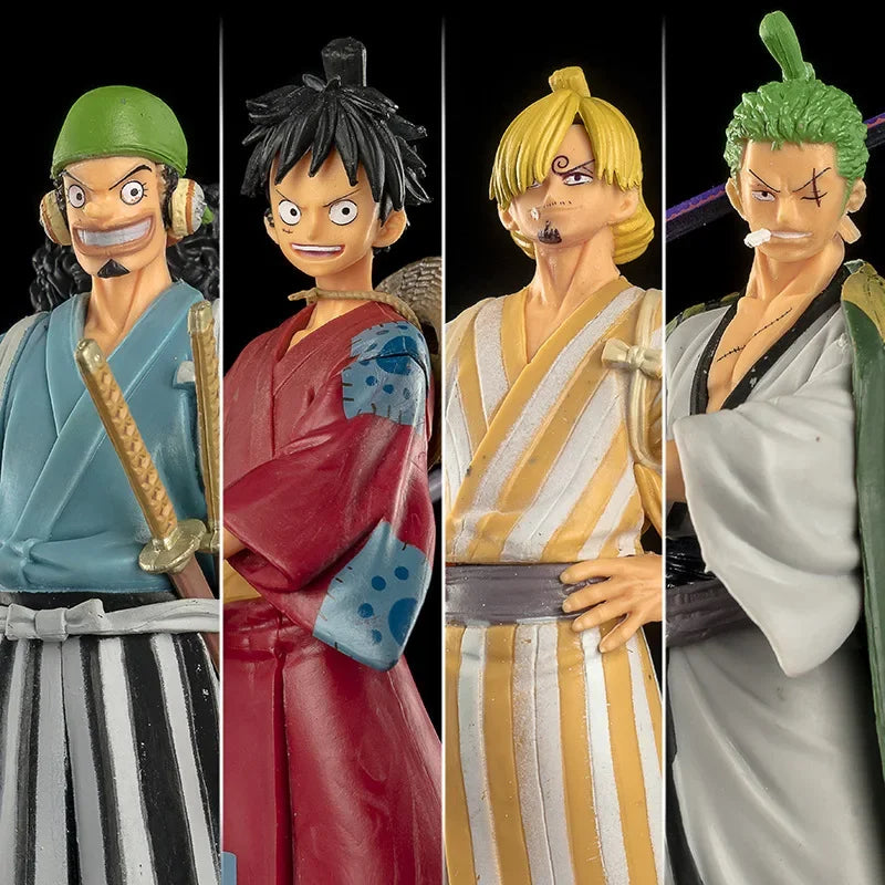 4 Emperors ONE PIECE Figure Anime Figure Blind Box Shanks Teach Luffy Buggy Zoro Lucky Box the Best Surprise Box