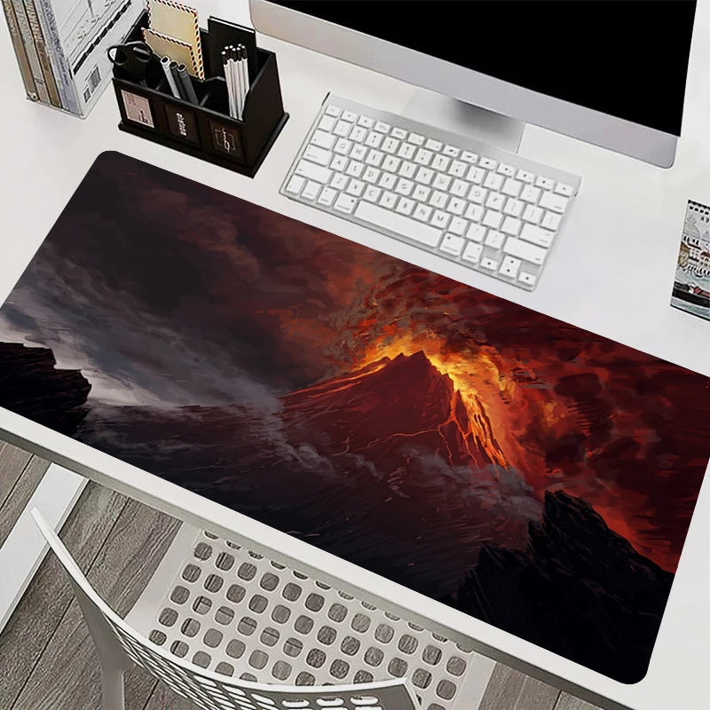 Mouse Pad Laptop Gaming Accessories Keyboard Mousepad Computer Anime L-Lords the Rings Game Cabinet Desktop Mouse Mat XXL Carpet