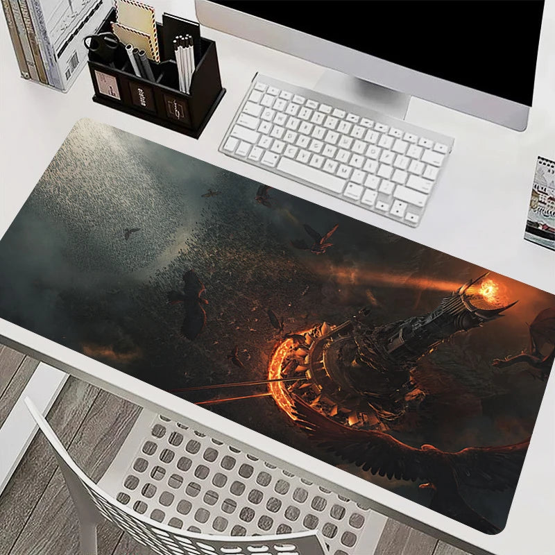 Mouse Pad Laptop Gaming Accessories Keyboard Mousepad Computer Anime L-Lords the Rings Game Cabinet Desktop Mouse Mat XXL Carpet