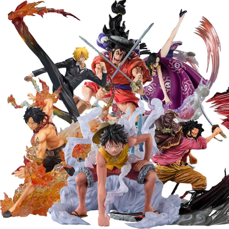 4 Emperors ONE PIECE Figure Anime Figure Blind Box Shanks Teach Luffy Buggy Zoro Lucky Box the Best Surprise Box