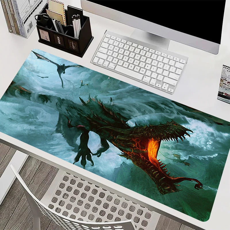 Mouse Pad Laptop Gaming Accessories Keyboard Mousepad Computer Anime L-Lords the Rings Game Cabinet Desktop Mouse Mat XXL Carpet