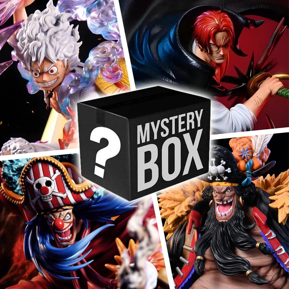 4 Emperors ONE PIECE Figure Anime Figure Blind Box Shanks Teach Luffy Buggy Zoro Lucky Box the Best Surprise Box