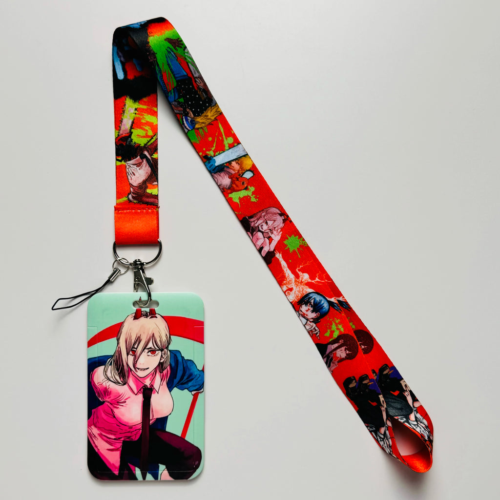 Japanese Anime Cosplay Neck Strap Lanyard for ID Badges, Keychains, and Cell Phones