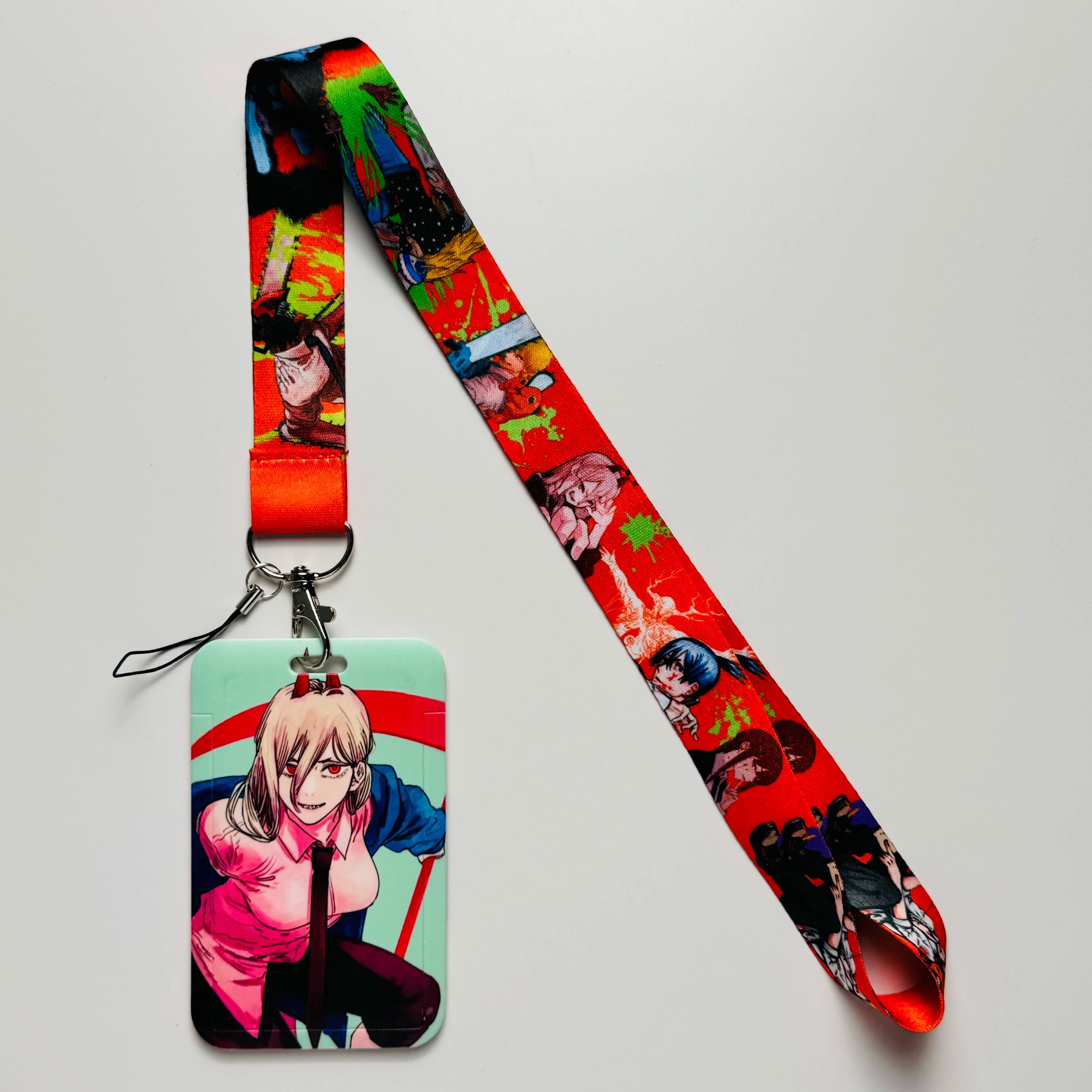Japanese Anime Cosplay Neck Strap Lanyard for ID Badges, Keychains, and Cell Phones