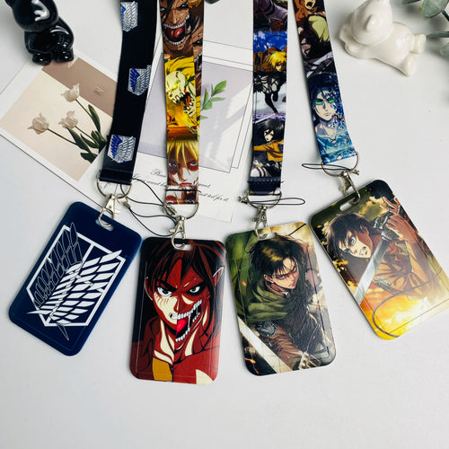 Anime Credential Holder Lanyard with Neck Strap for Keys, Keychains, Phone Charms, USBs, and Badges - Ideal Accessories and Gifts