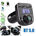 Bluetooth Car FM Transmitter Wireless Radio MP3 Player Dual USB Charger UK
