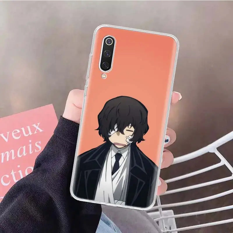 Bungou Stray Dogs Dazai Osamu Soft Phone Case for Xiaomi Redmi Note Series