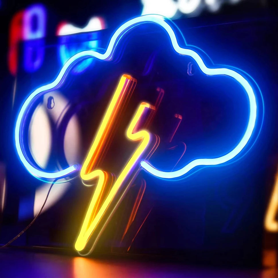 Led Lights for Room Neon Sign Night Lamp Decoration Bedroom USB Light Neon Hanging Atmosphere Night Light for Children