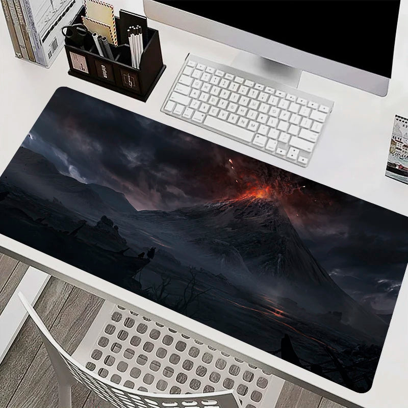 Mouse Pad Laptop Gaming Accessories Keyboard Mousepad Computer Anime L-Lords the Rings Game Cabinet Desktop Mouse Mat XXL Carpet